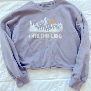 Colorado Cropped Sweatshirt